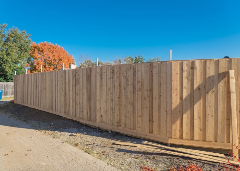 Finished Wooden Fence
