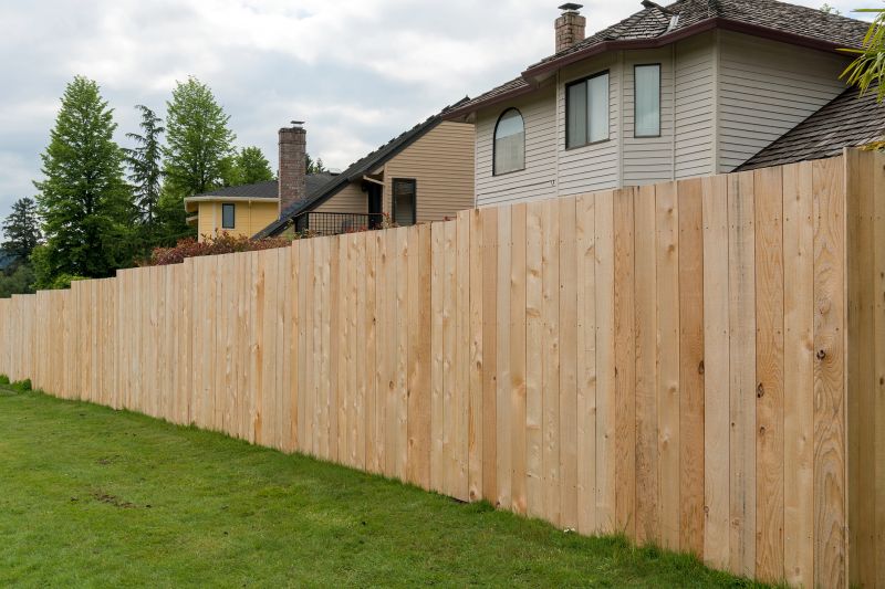 Cedar Fencing Installation detail