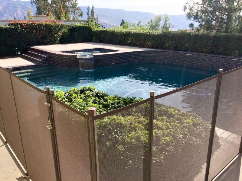 Wide Mesh Pool Safety Fence